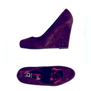 Italian Roccobarocco Designer Suede Platform Shoes US 9.5 Size